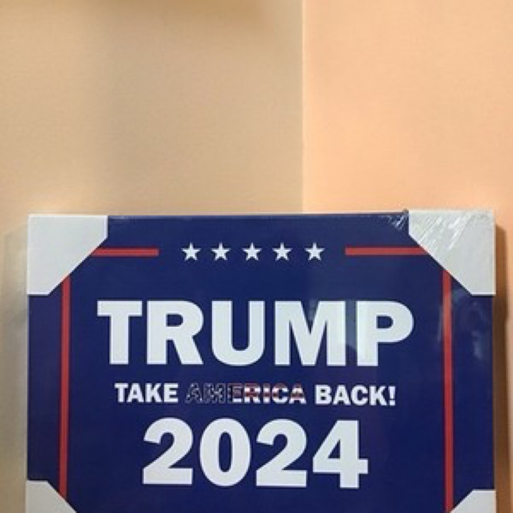 Trump 2024 Take America Back Campaign Sign Political Indoor Lighted